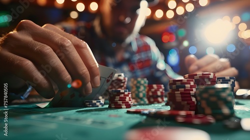 player in casino