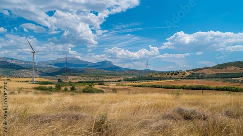 Spain's windmills produce electric power.