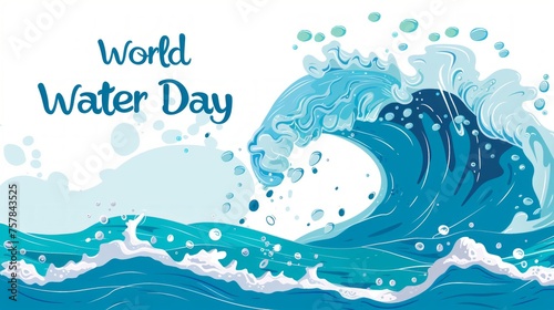 World Water Day Awareness Illustration