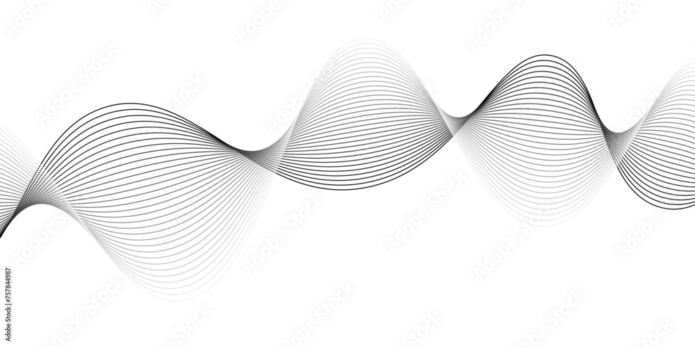 Abstract wave element for design.Wavy abstract stripes. Curved line vector elements for music design.Vector illustration. Curved smooth ribbon. Abstract wave element for design.Wavy abstract stripes. Curved line vector elements for music design.Vector illustration. Curved smooth ribbon.