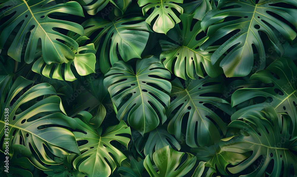 Creative Tropical Monstera, Generative AI Creative Tropical Monstera, Generative AI