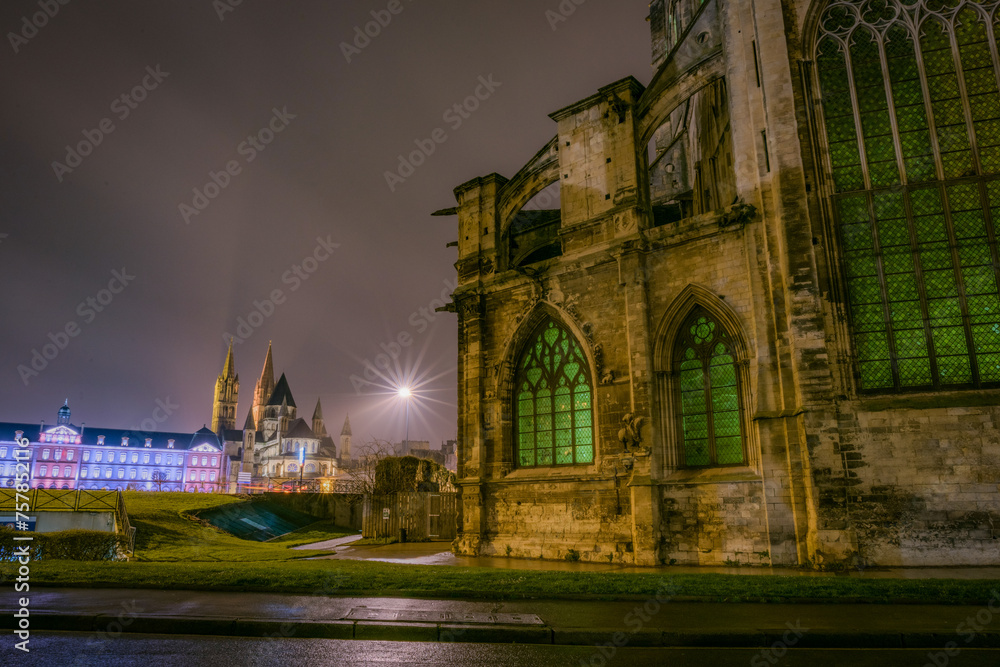 the cathedral of st james in the night the cathedral of st james in the night