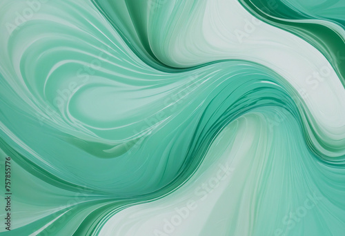 dance of mint green and seafoam blue crafting a abstract shape