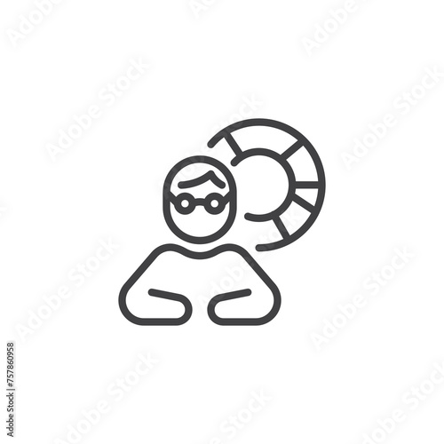 Analytical Skills line icon