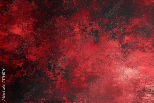 red and black grunge texture painted backgroud © pickypix