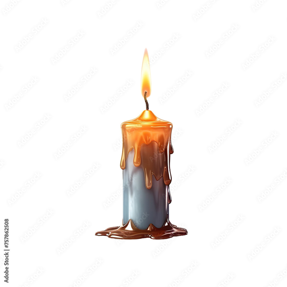 Burning candle on a transparent background
Burning candle on a transparent background