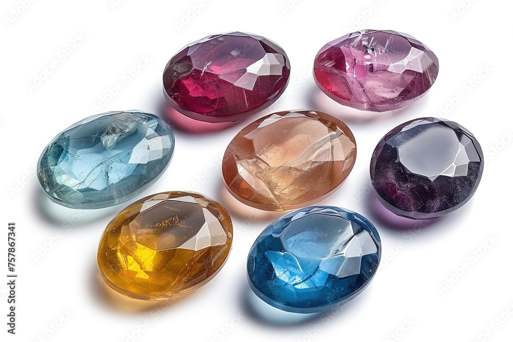 Gemstone on black shine color, Collection of many different natural gemstones amethyst, lapis lazuli, rose quartz, citrine, ruby, amazonite, moonstone, labradorite, chalcedony, blue topaz Gemstone on black shine color, Collection of many different natural gemstones amethyst, lapis lazuli, rose quartz, citrine, ruby, amazonite, moonstone, labradorite, chalcedony, blue topaz