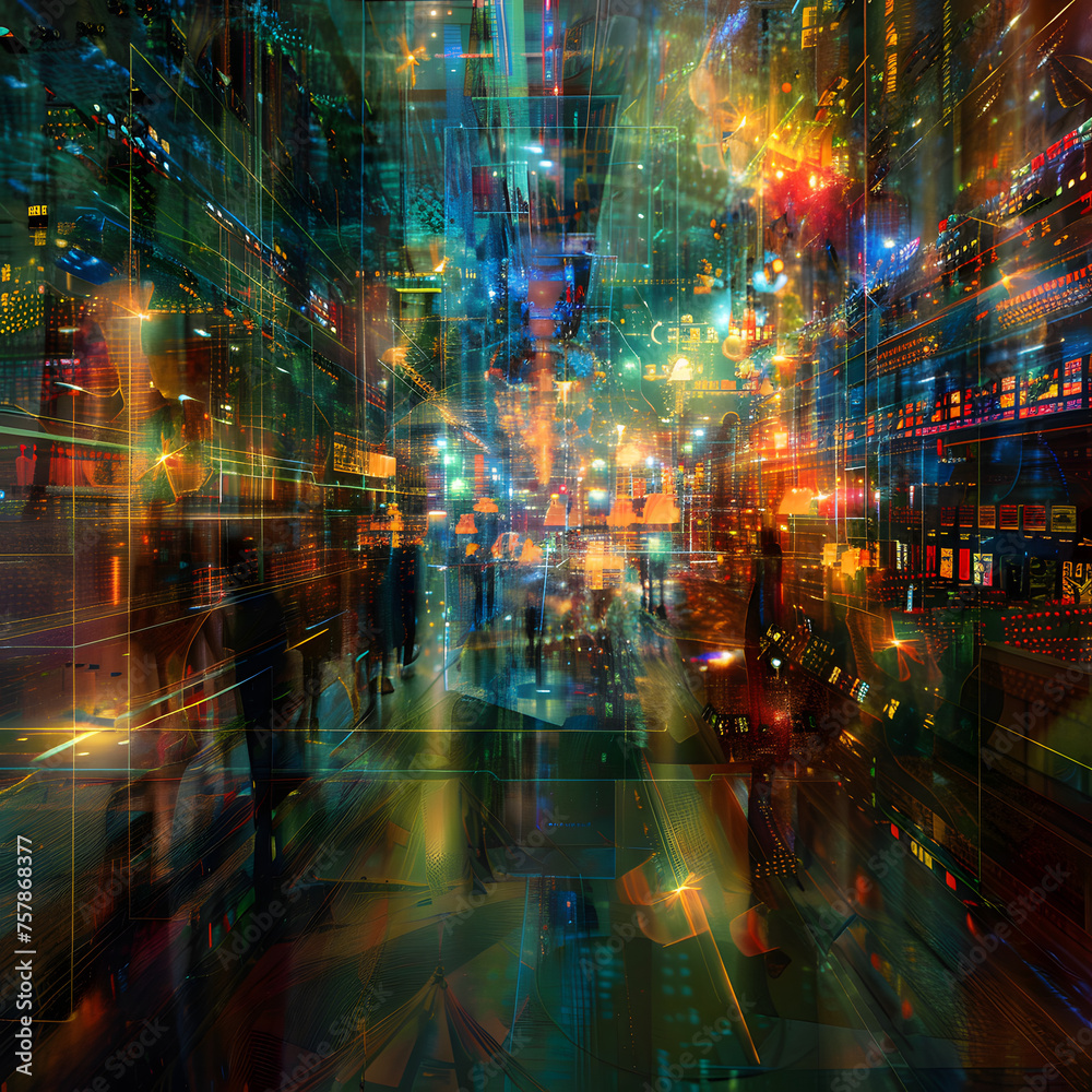 Fototapeta premium Photography of Artificial Intelligence Generative AI 