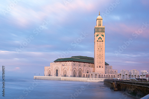 Magnificent Hassan II Mosque in Casablanca, Morocco photo