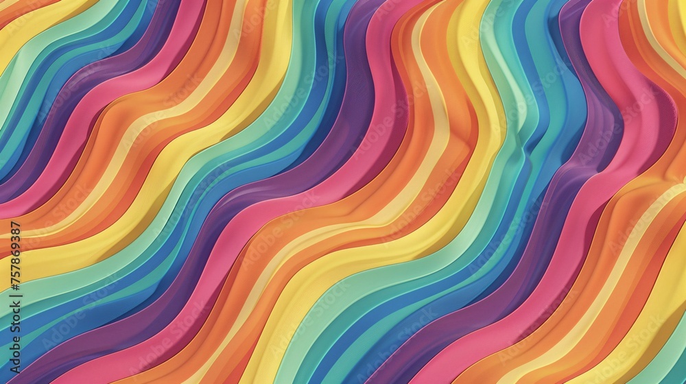 Colorful Rainbow Wave: A Monthly Celebration of LGBTQ+ Pride Generative AI Colorful Rainbow Wave: A Monthly Celebration of LGBTQ+ Pride Generative AI