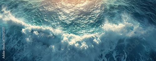 Wave of the Month: Riding the Crest of the Ocean Generative AI photo
