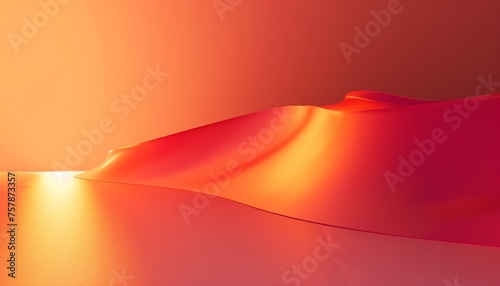Sand Dune Sunset Generative AI photo