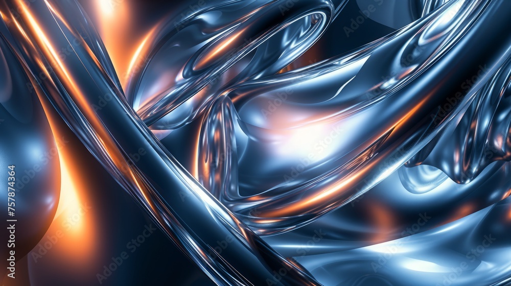 Blue and Orange Abstract Background Blue and Orange Abstract Background