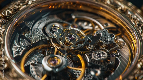 Golden Gears: A Timepiece with a Modern Twist Generative AI © Mandeep