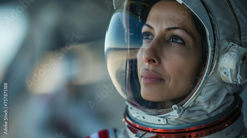 The inspiring journey of a Muslim woman astronaut her space suit emblematic of courage and the unity of scientific ambition with cultural identity
