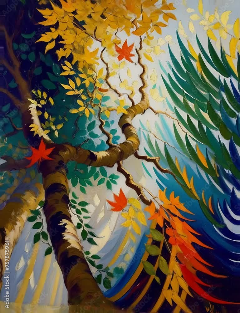 the tree of life with colors visualising a way of living the tree of life with colors visualising a way of living