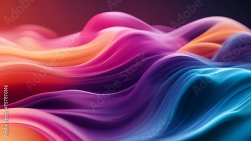 Wallpaper Mural  Vibrant abstract waves, perfect for digital art and design Torontodigital.ca