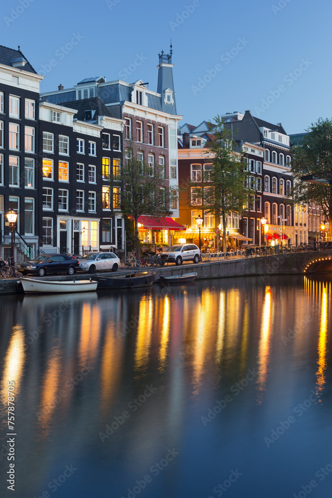 Häuser am Kloveniersburgwal, Amsterdam, Niederlande