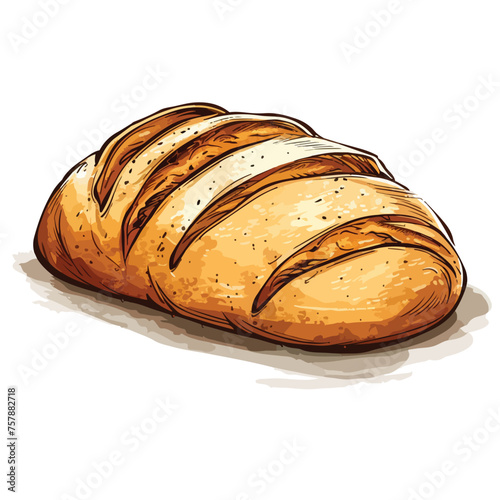 Artisan Bread Clipart Clipart isolated on white background
