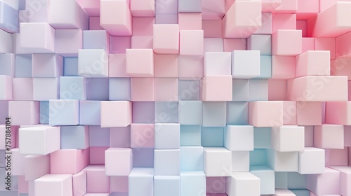 Pink and Blue Blocks A Colorful Blend of Creativity and Innovation Generative AI