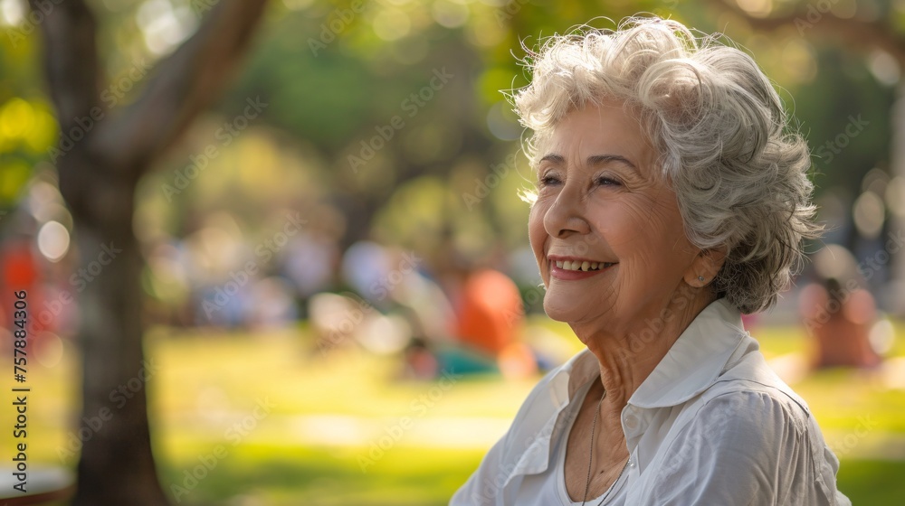 Senior Citizen Smiling at the Camera Generative AI Senior Citizen Smiling at the Camera Generative AI