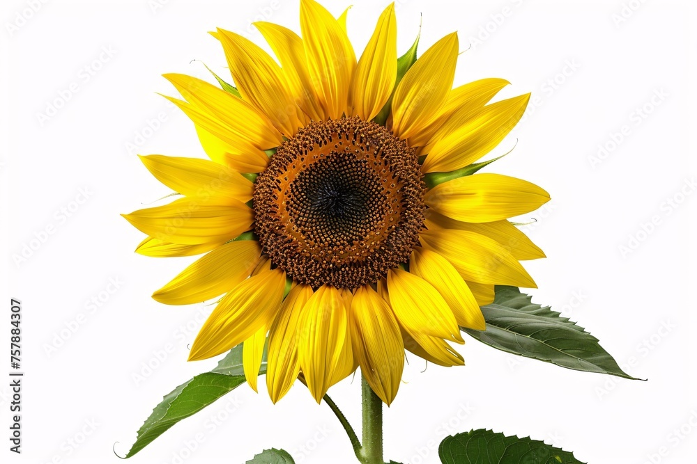 Sunflower in Full Bloom A Glorious Sight for the Month of August Generative AI