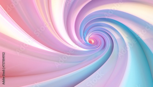 Pink and Blue Swirl A Monthly Event Celebration Generative AI