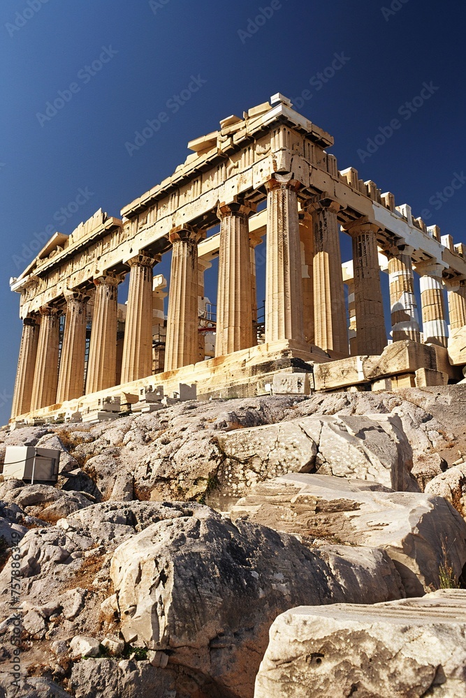 Greek Temple Ruins A Timeless Architectural Marvel Generative AI