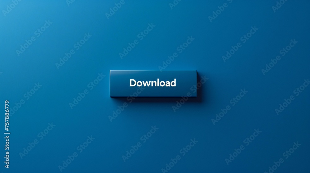 A blue button with the word Download written on it. The button is in the center of the image A blue button with the word Download written on it. The button is in the center of the image