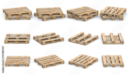 Wooden Pallet Set