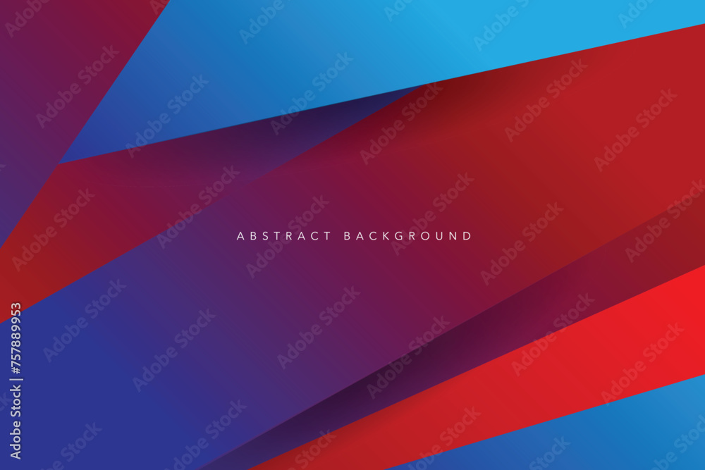 red and blue abstract modern background design