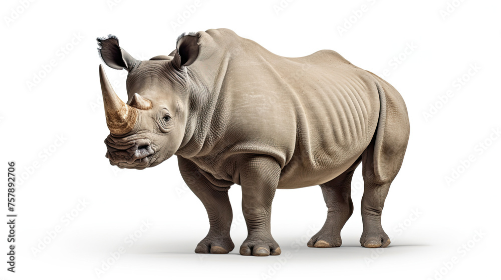 Fototapeta premium Rhino Isolated on white background