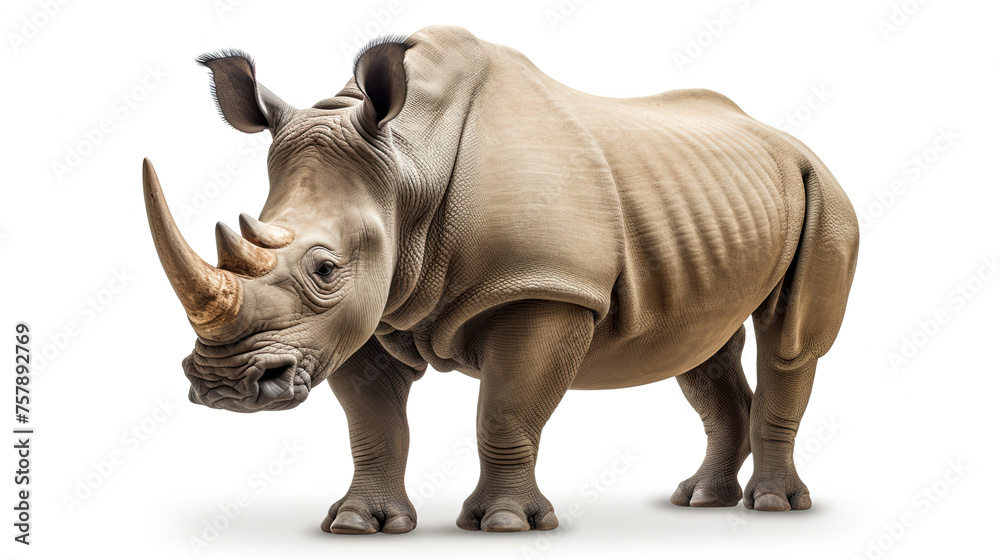 Rhino Isolated on white background Rhino Isolated on white background