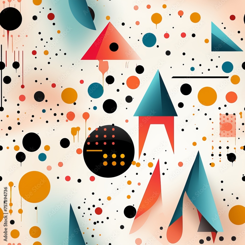 Abstract composition elements design on white background Abstract composition elements design on white background
