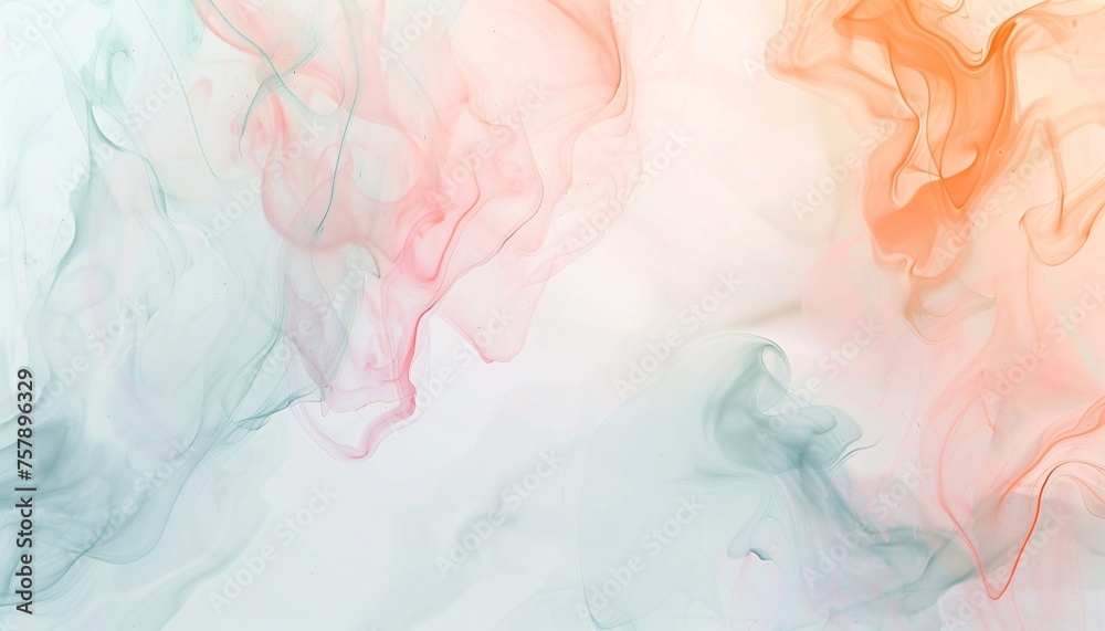 Pink and Blue Smoke A Colorful Blend of Vapor and Fog Generative AI