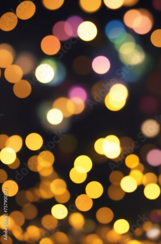 abstract multicolor blurred bokeh background