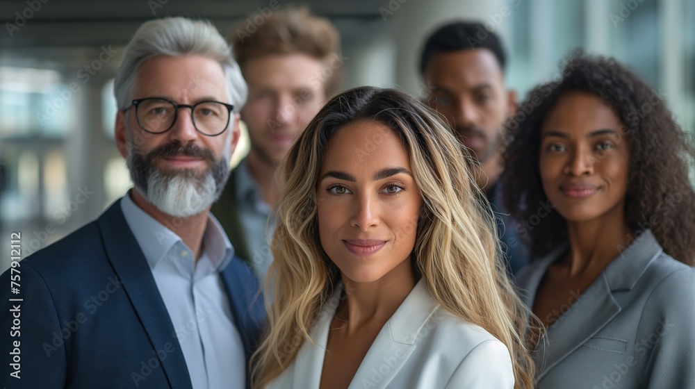 Group portrait of a professional business team Group portrait of a professional business team
