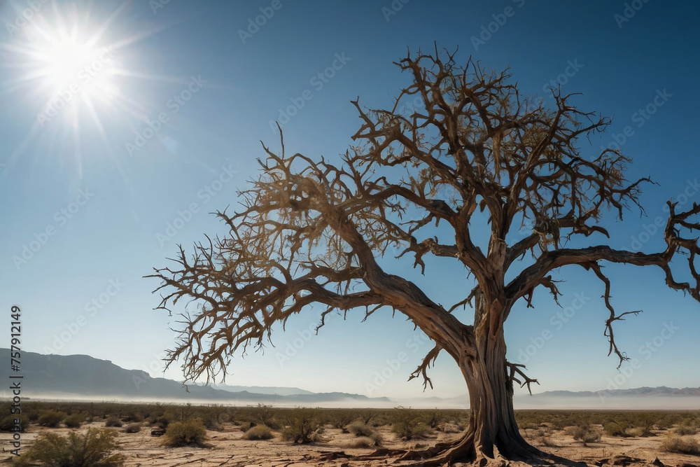 dead tree in the desert