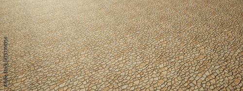 Concept or conceptual solid beige background of stone texture floor as a vintege pattern layout. A 3d illustration metaphor for construction, architecture, urban and interior design