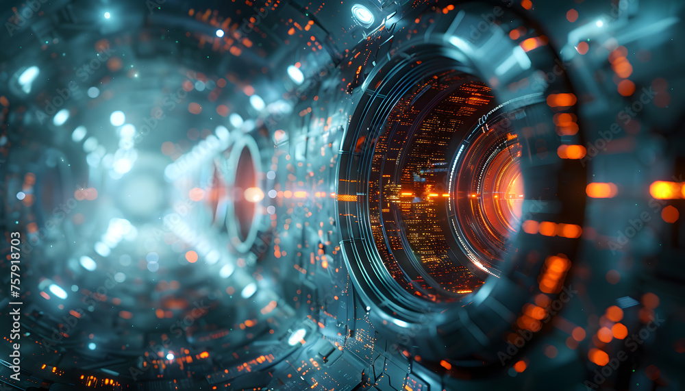 Obraz premium Technology background