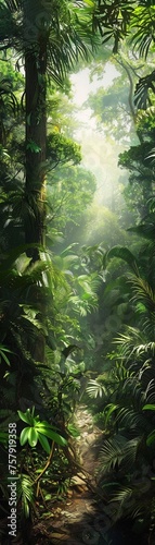 Deep tropical jungles of Southeast Asia. © Creative_Bringer