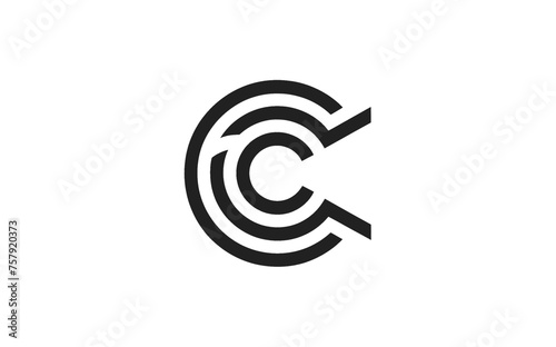 Modern logo featuring the letter 