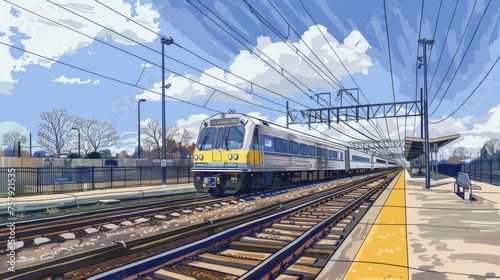 Suburban commuter rail services