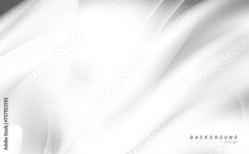 Abstract white satin soft minimalist vector background design