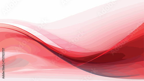 Rendering abstract red fractal light background