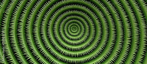 the texture of green leaves forms a circular formation