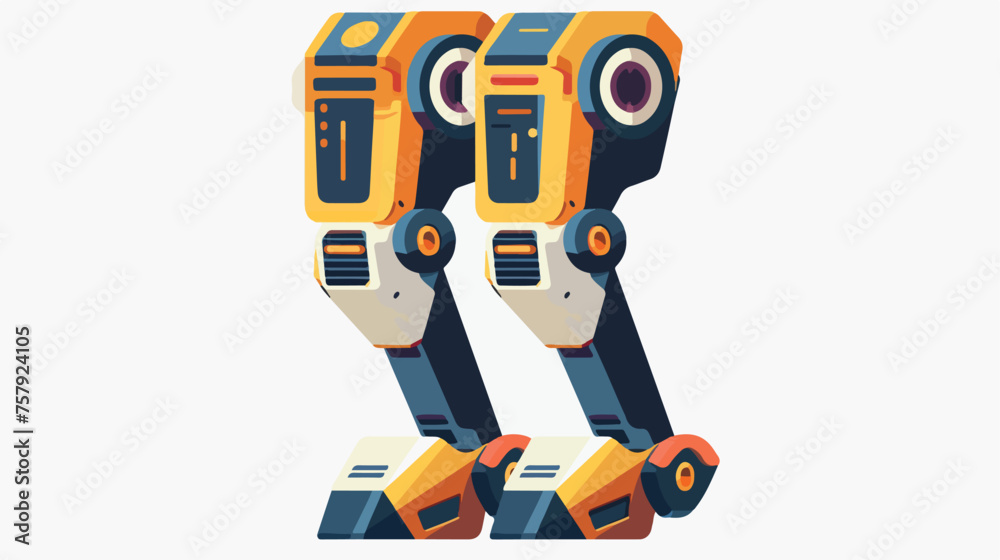 Robotic technology leg icon. Element of robotic icon