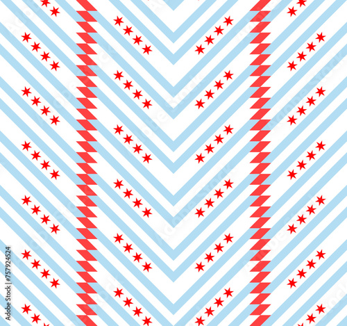 chicago pattern design. chevron background. vector illustration