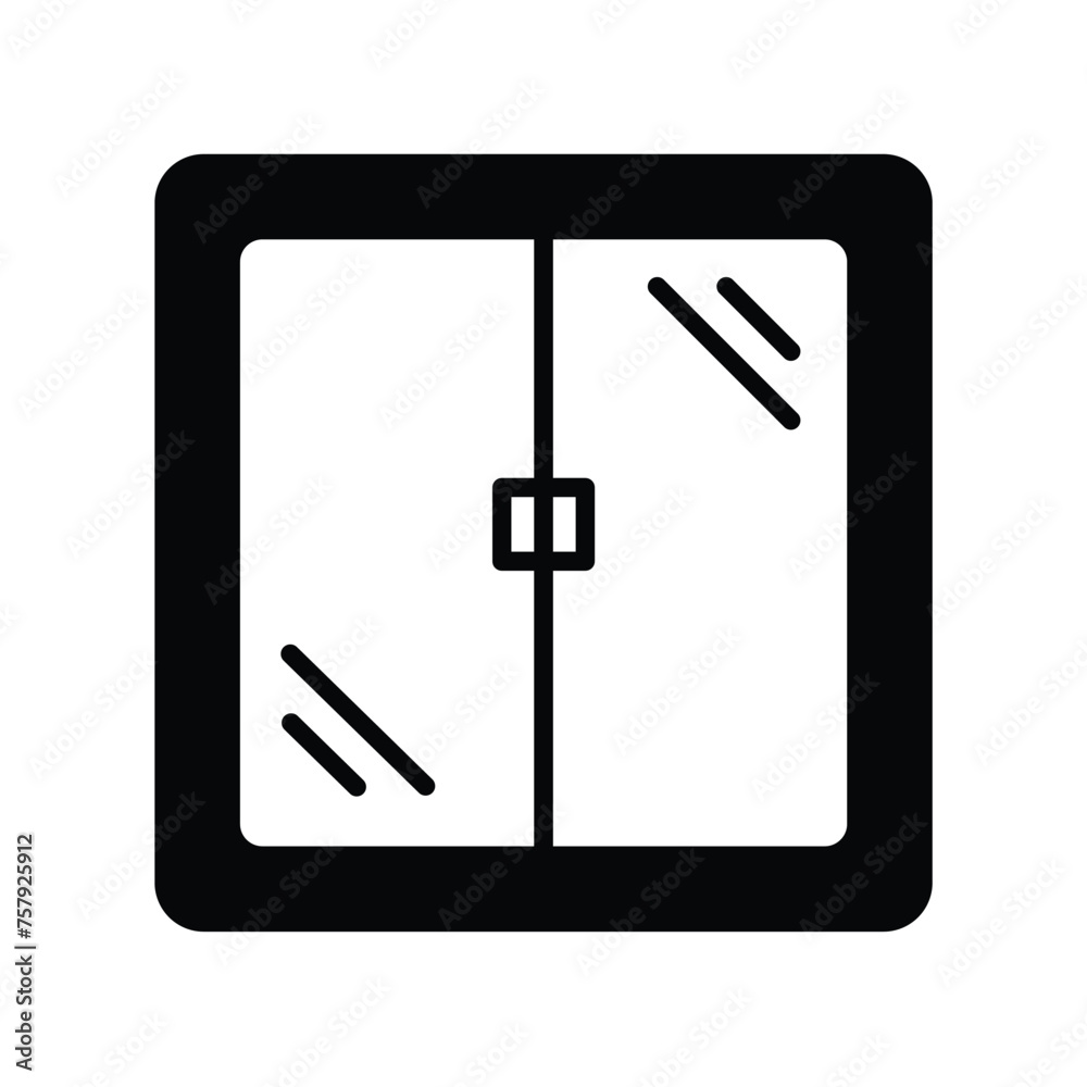 window icon with white background vector stock illustration window icon with white background vector stock illustration