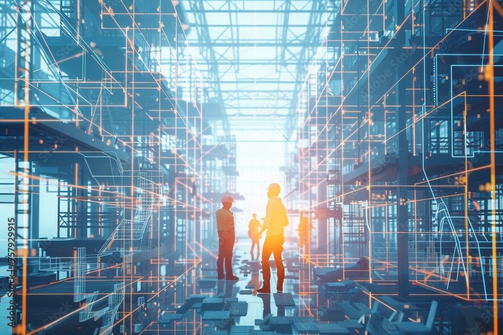 Virtual Constructs. Within the realm of digital illusion builders shape projects with gestures Virtual Constructs. Within the realm of digital illusion builders shape projects with gestures